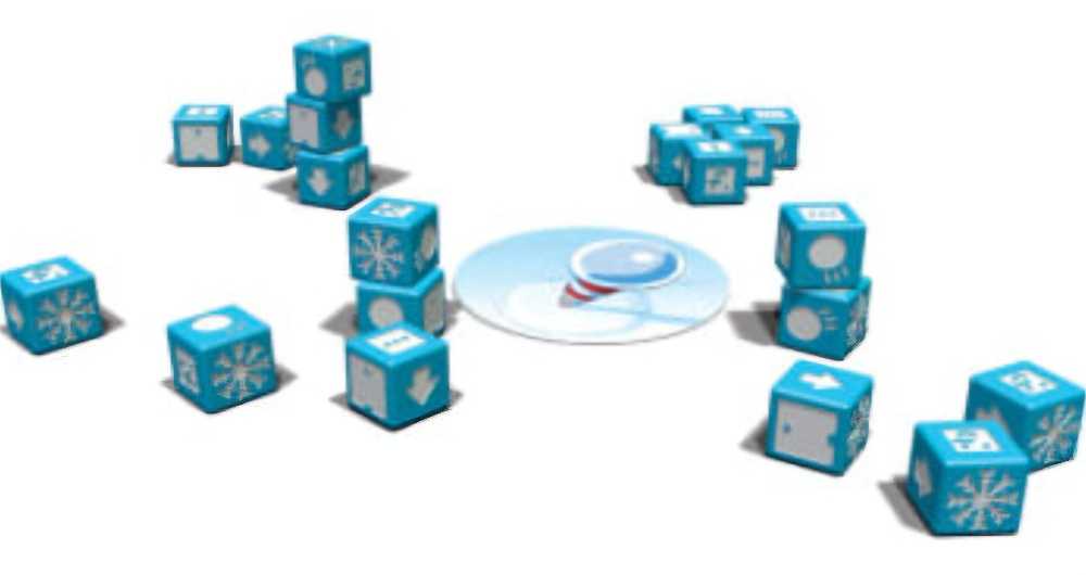 Snowman Dice  (2-4) board game collectible [Barcode 4751010195588] - Main Image 4