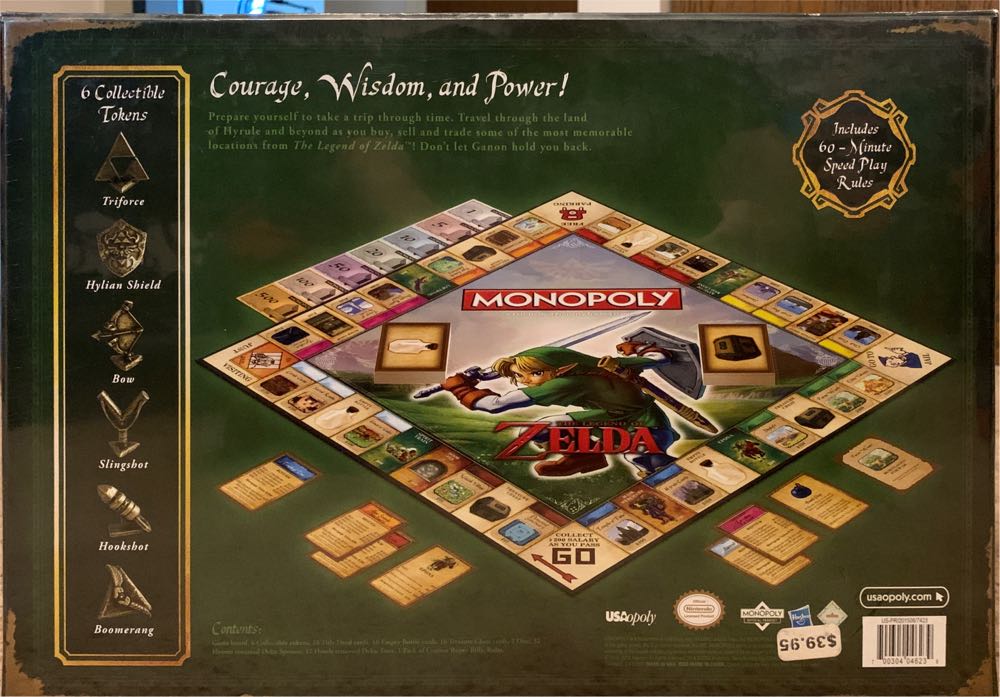 Monopoly: The Legend Of Zelda  (2-6) board game collectible [Barcode 700304046239] - Main Image 2