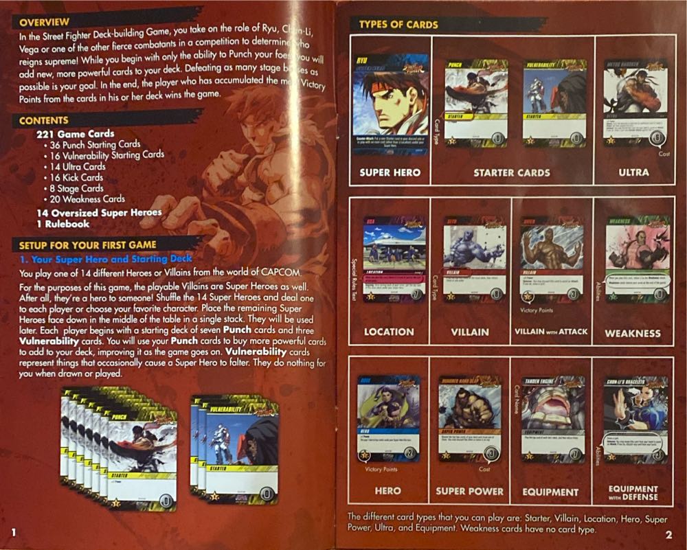 Street Fighter: Deck Building Game  board game collectible [Barcode 815442014450] - Main Image 3
