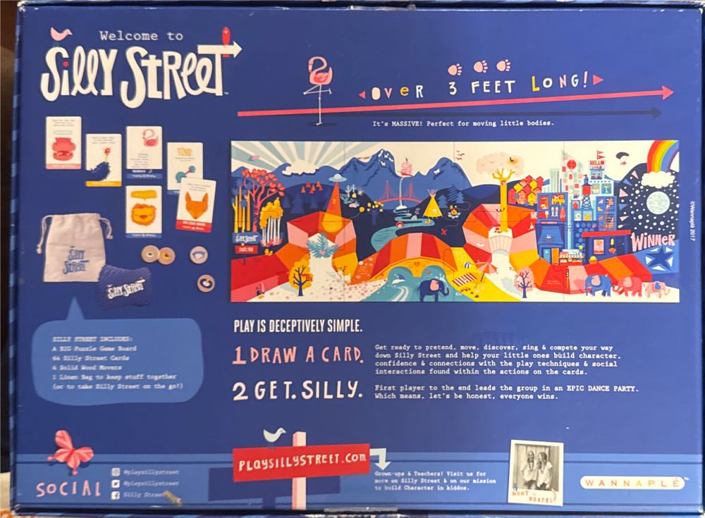 Silly Street  (2-4) board game collectible [Barcode 079346395019] - Main Image 2