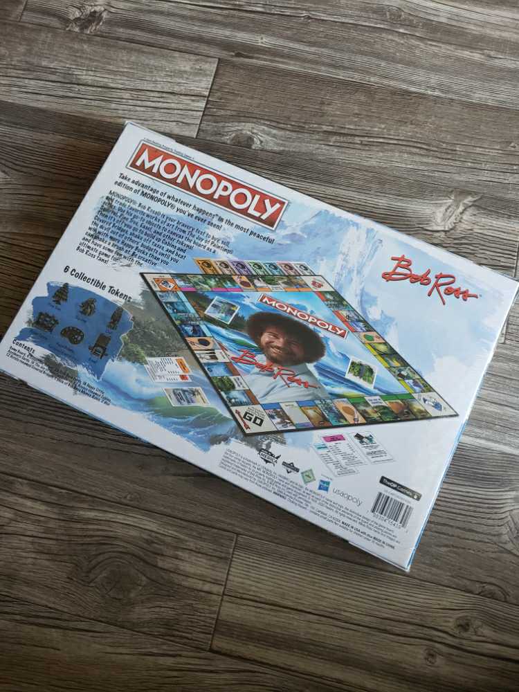 Bob Ross Monopoly   (2-6) board game collectible [Barcode 700304154392] - Main Image 2