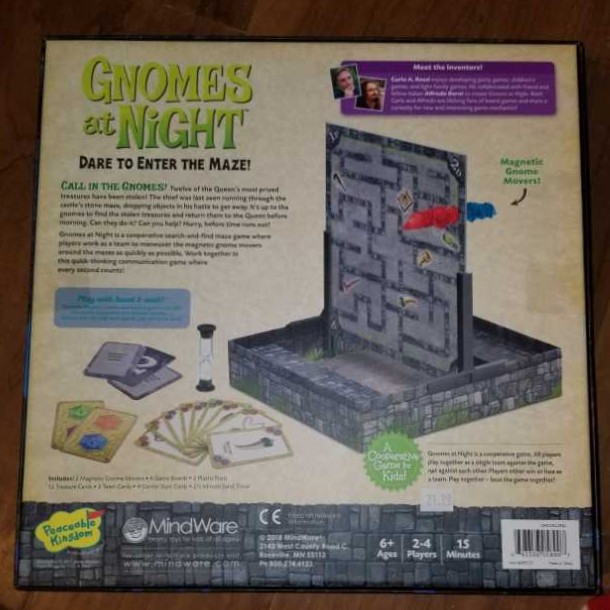 Gnomes at Night   (2-4) board game collectible [Barcode 643356058907] - Main Image 2