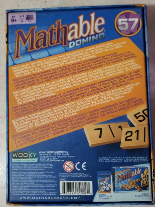 Mashable Domino  (2-4) board game collectible [Barcode 628845050020] - Main Image 2