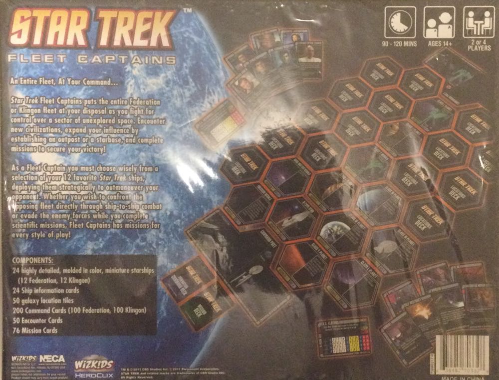 Star Trek: Fleet Captains  (2-4) board game collectible [Barcode 634482703328] - Main Image 2