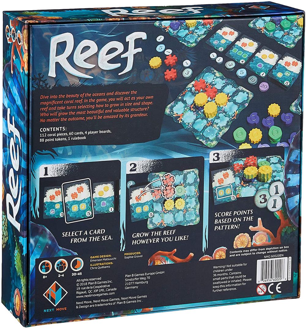 Reef  (2-4) board game collectible [Barcode 826956600213] - Main Image 2