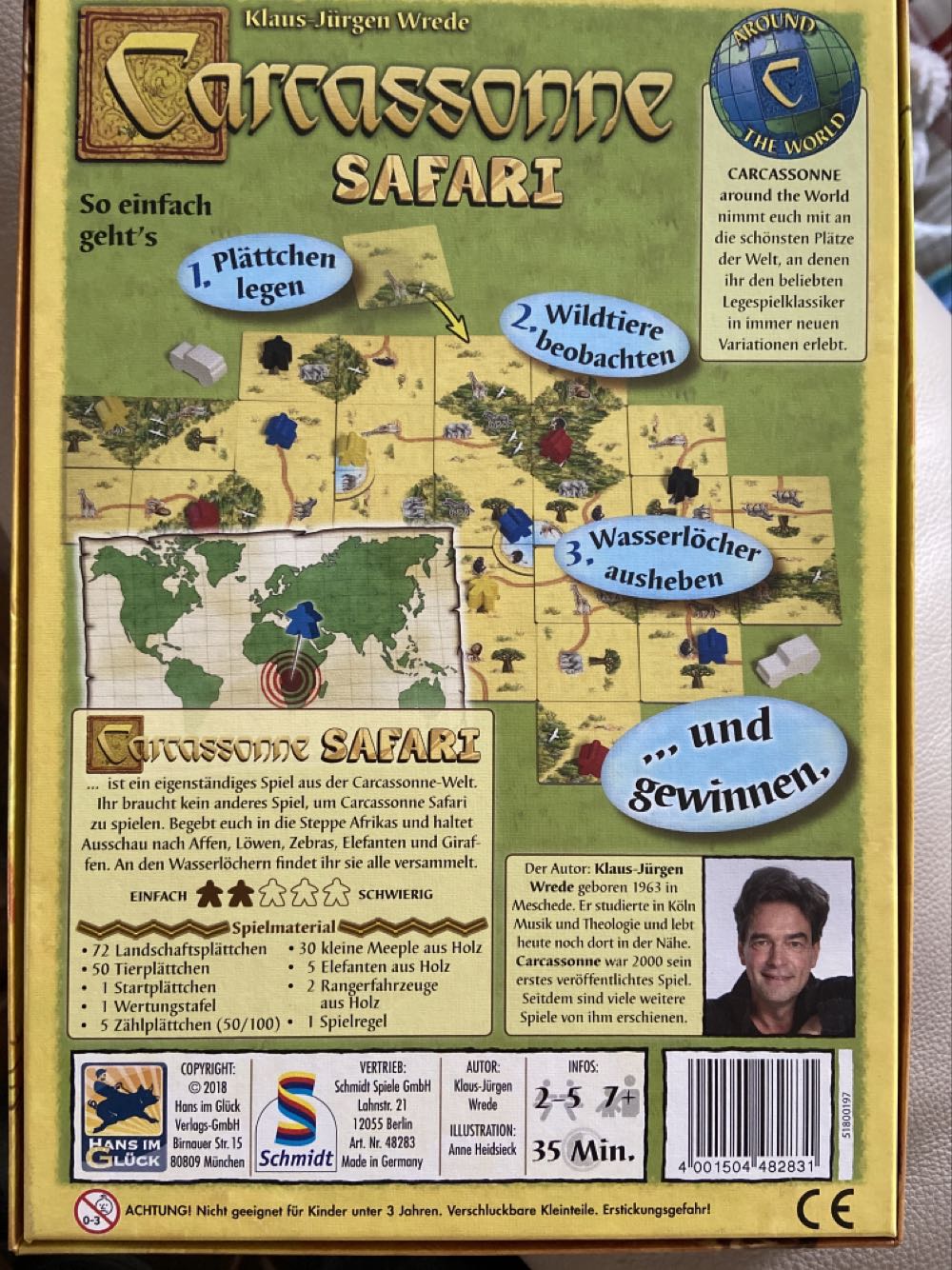 Carcassonne Safari  (2-5) board game collectible [Barcode 4001504482831] - Main Image 2