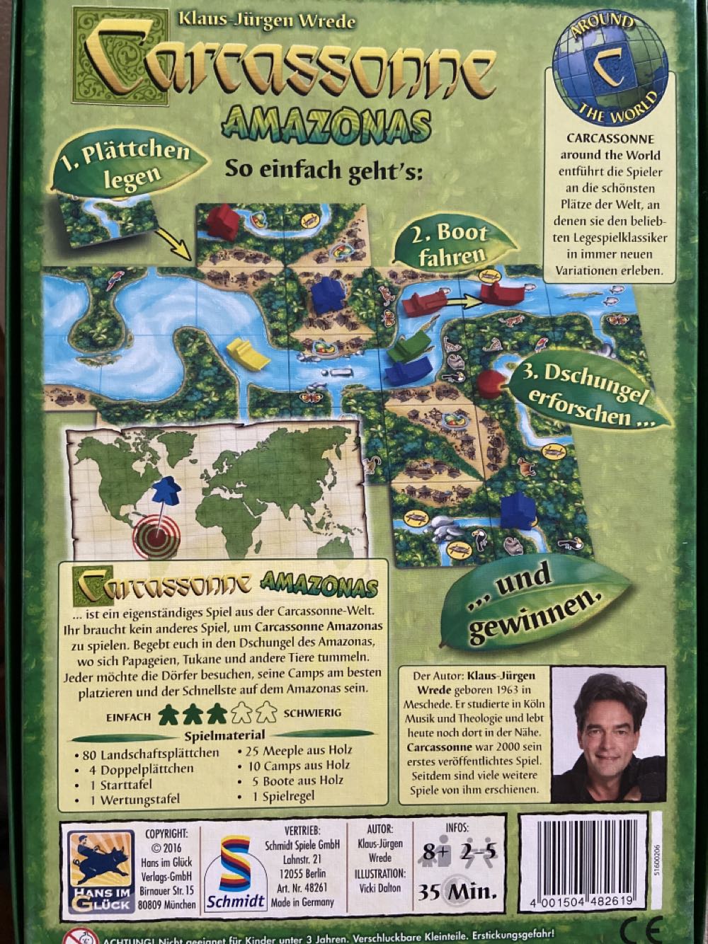 Carcassonne Amazonas Carcassonne Amazonas 48261  (2-5) board game collectible [Barcode 4001504482619] - Main Image 2