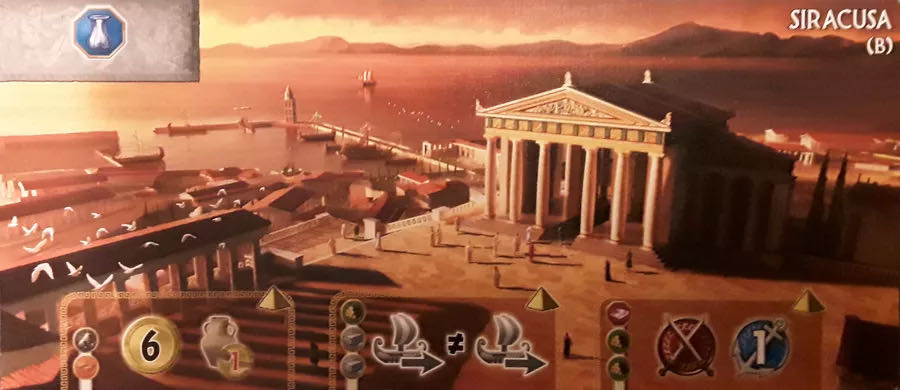 7 Wonders: Armada - Siracusa  board game collectible - Main Image 3