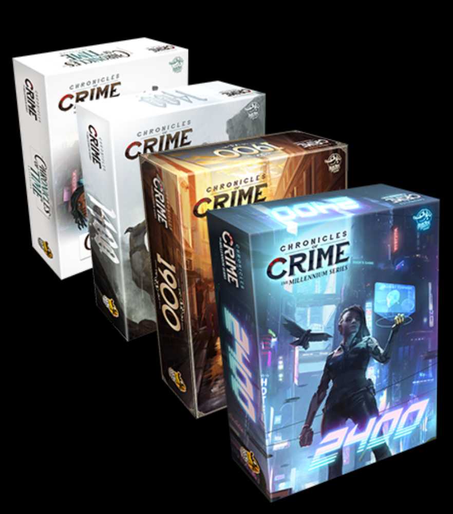 Chronicles Of Crime The Millennium Series  (1-4) board game collectible [Barcode 752830309685] - Main Image 3