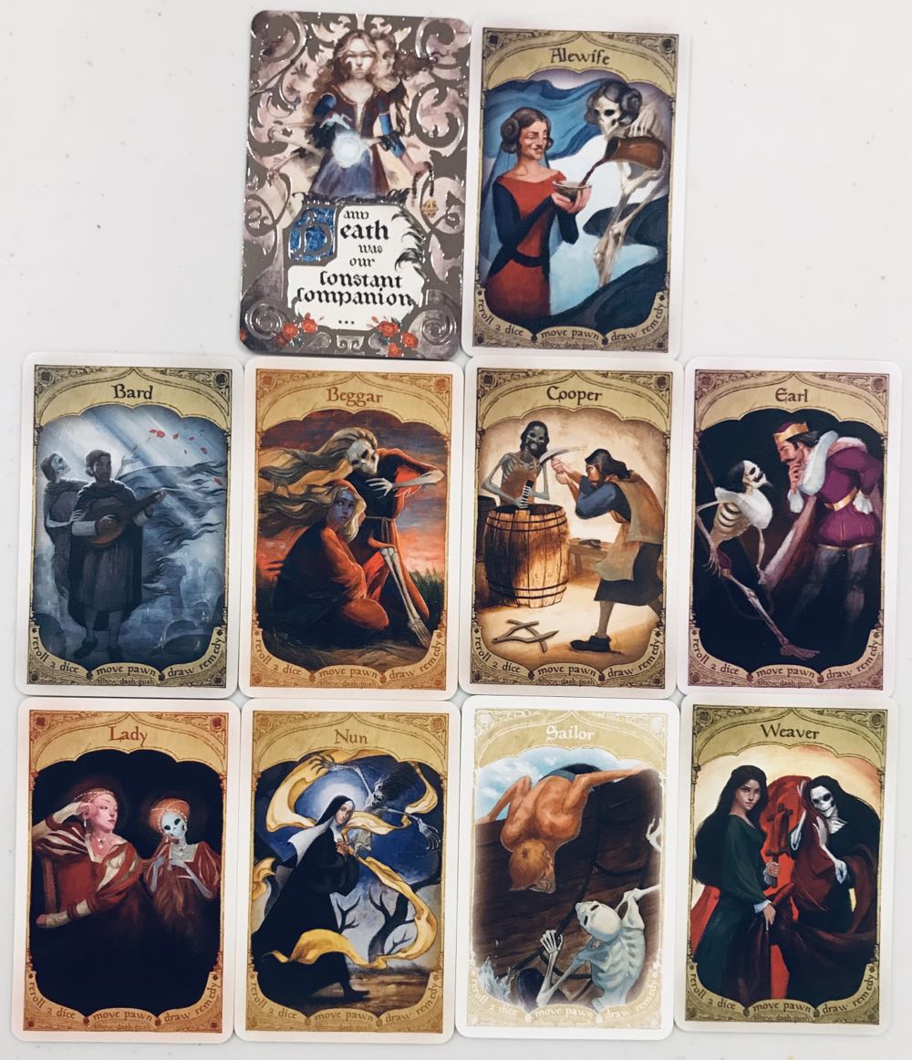 Bristol 1350: Exclusive Character Cards  (1-9) board game collectible - Main Image 3