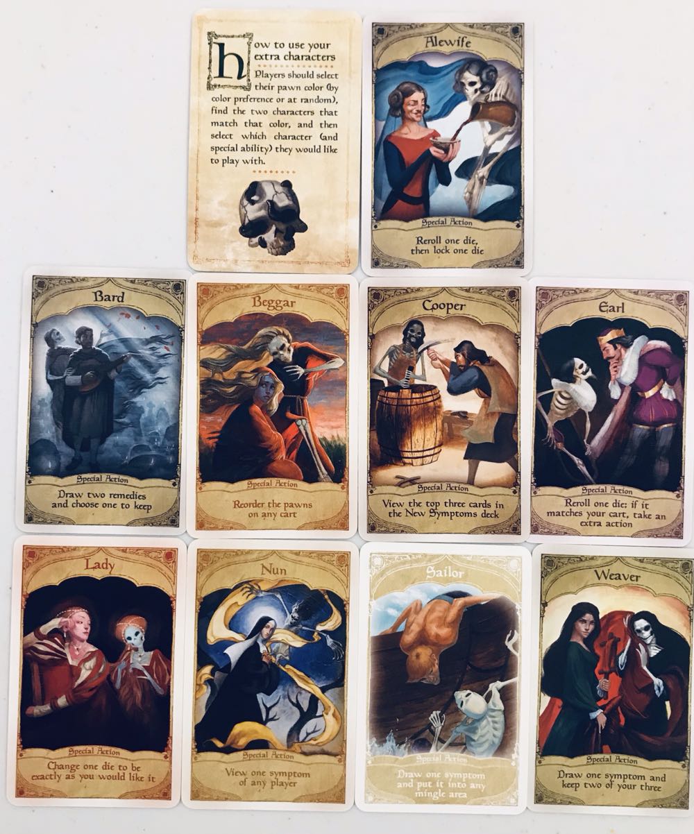 Bristol 1350: Exclusive Character Cards  (1-9) board game collectible - Main Image 4