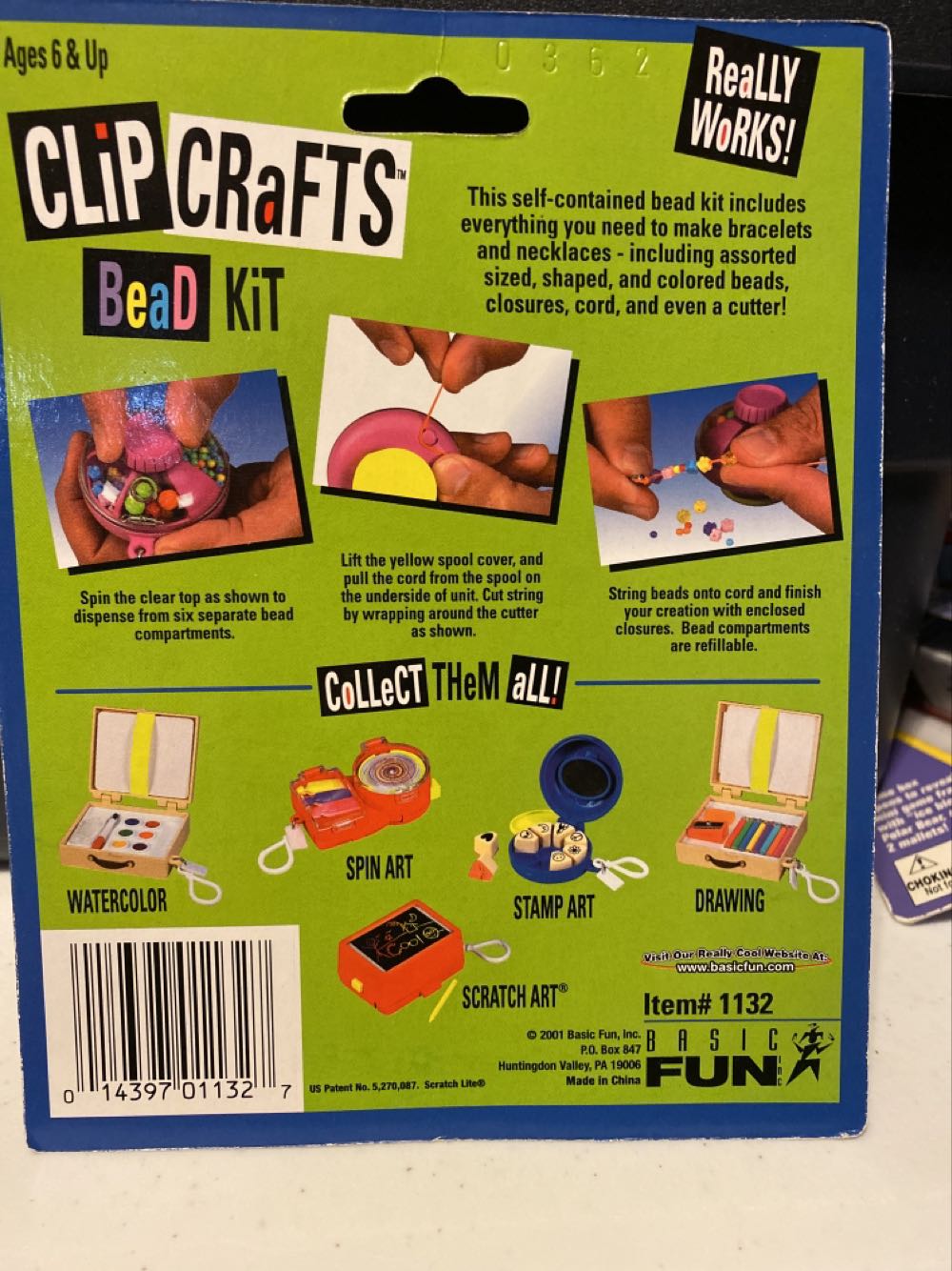 Clip Crafts Bead Kit Keychain  board game collectible [Barcode 014397011327] - Main Image 2