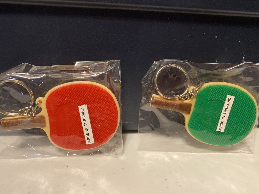 Ping Pong Paddle Keychains  board game collectible - Main Image 2