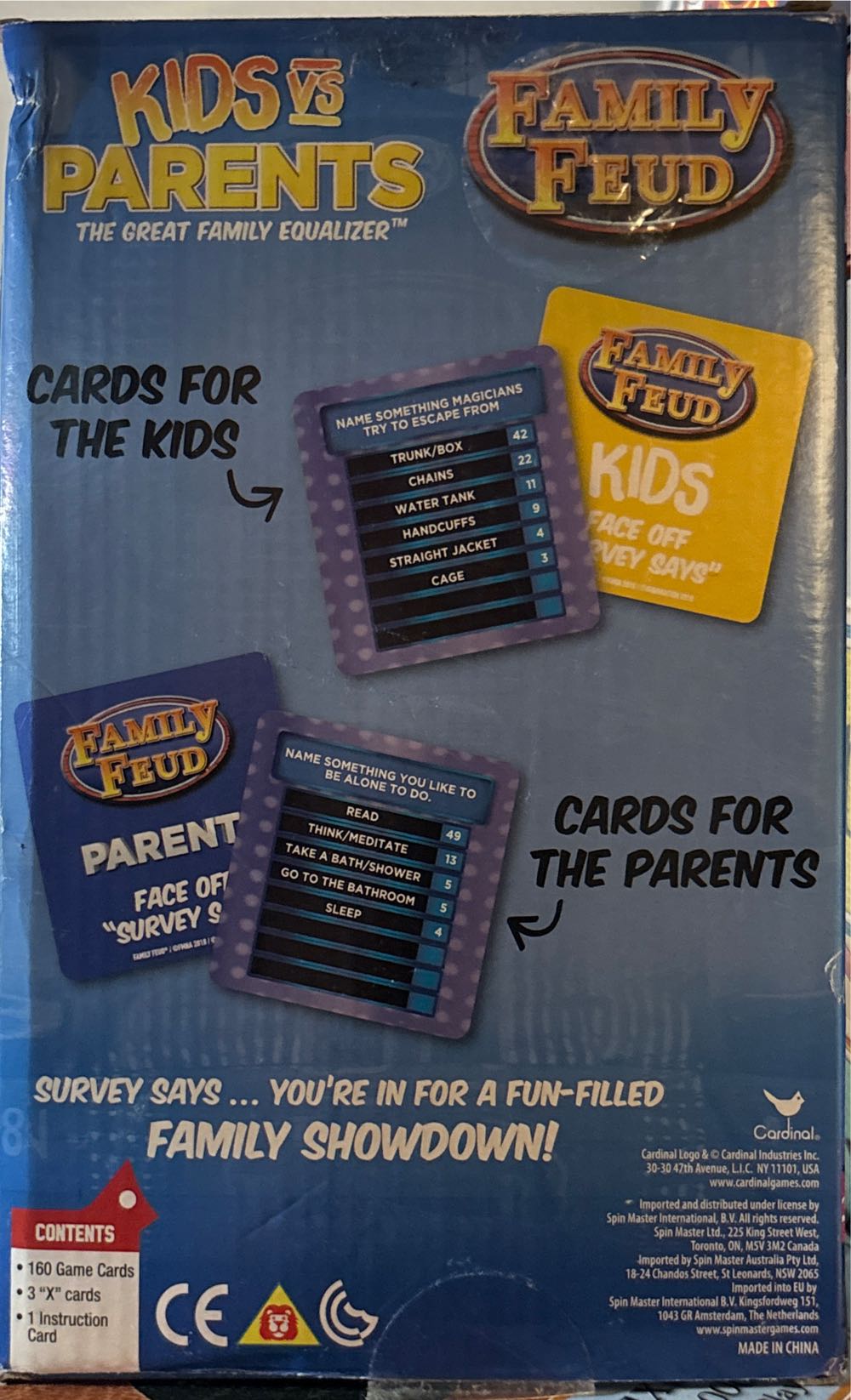 Family Feud: Kids vs Parents  board game collectible - Main Image 2
