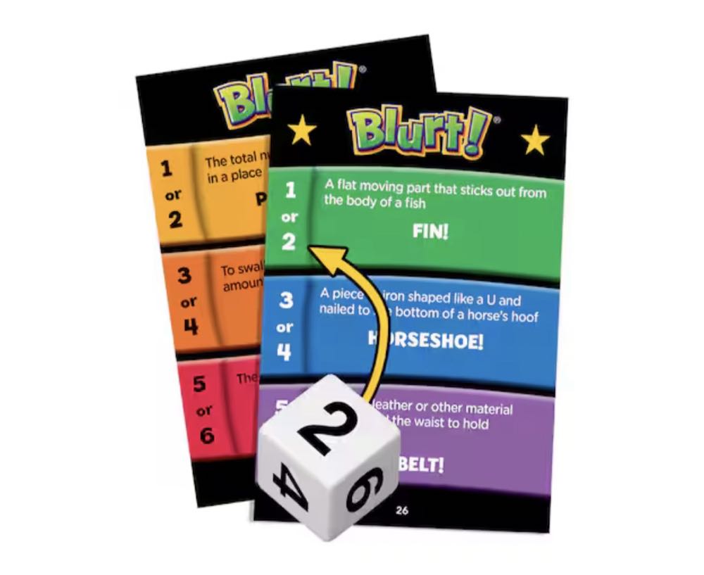 Blurt! (*2/3–12 players | 7+ | *5–? min.)  (3–12) board game collectible - Main Image 3
