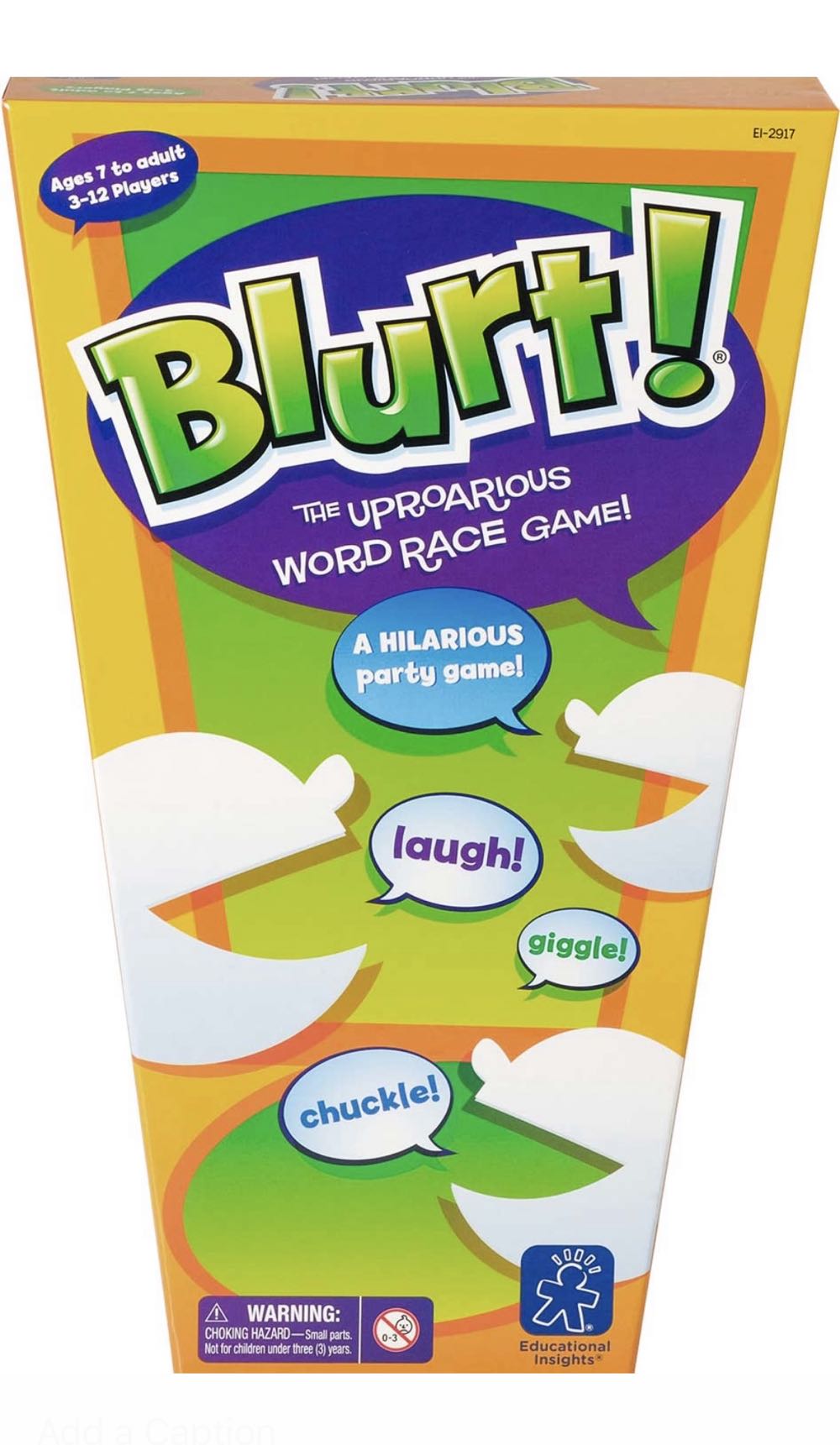 Blurt! (*2/3–12 players | 7+ | *5–? min.)  (3–12) board game collectible - Main Image 4