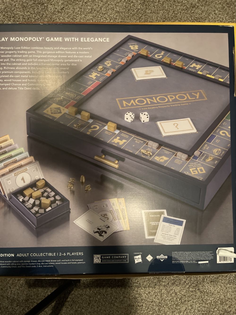 Luxe Edition Collectible Navy Wooden  (2-6 Players) board game collectible [Barcode 857487008179] - Main Image 2