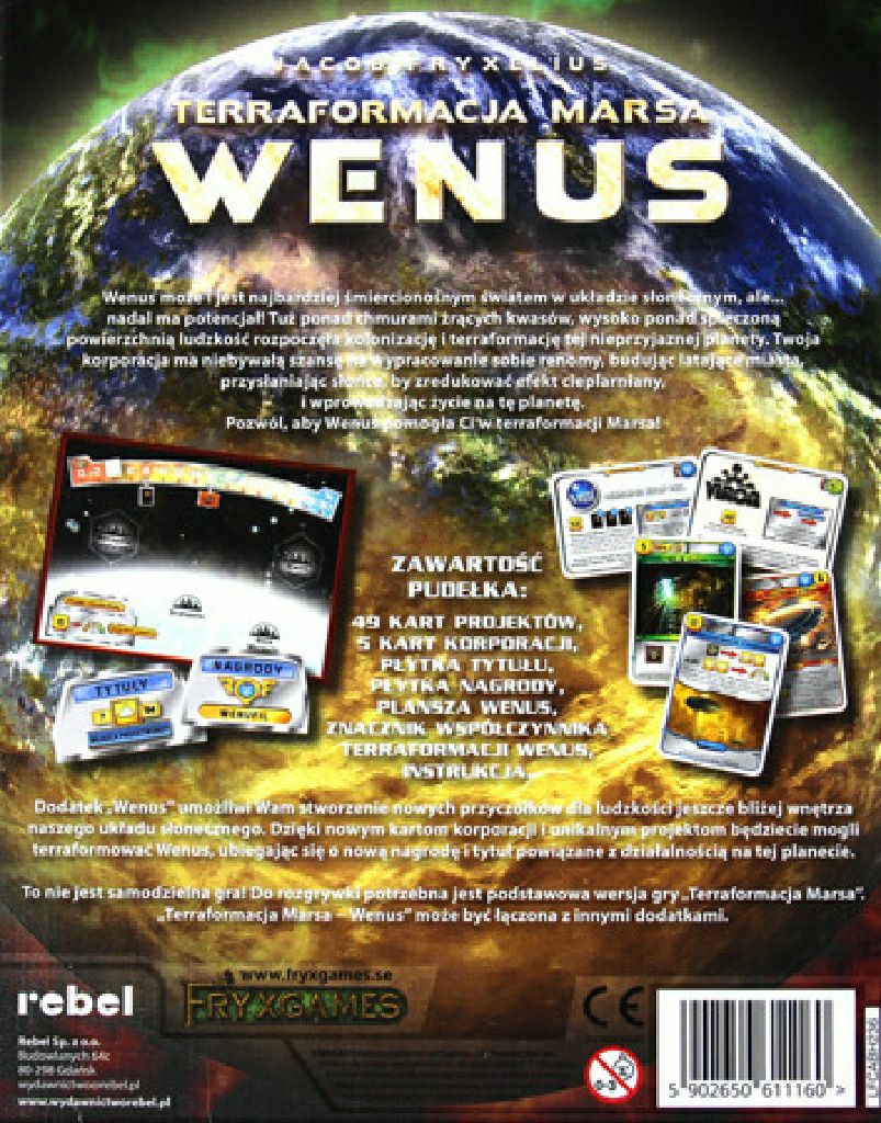 Terraformacja Marsa: Wenus  (1-5) board game collectible - Main Image 2
