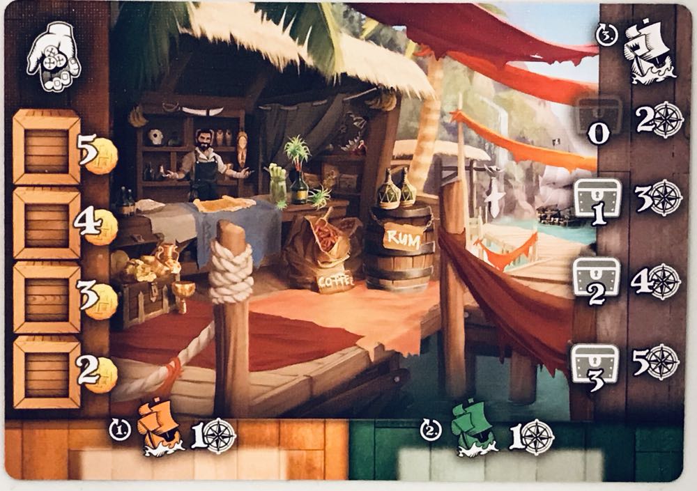 Tiny Epic Pirates: Deluxe  (1-4) board game collectible [Barcode 728028493184] - Main Image 3