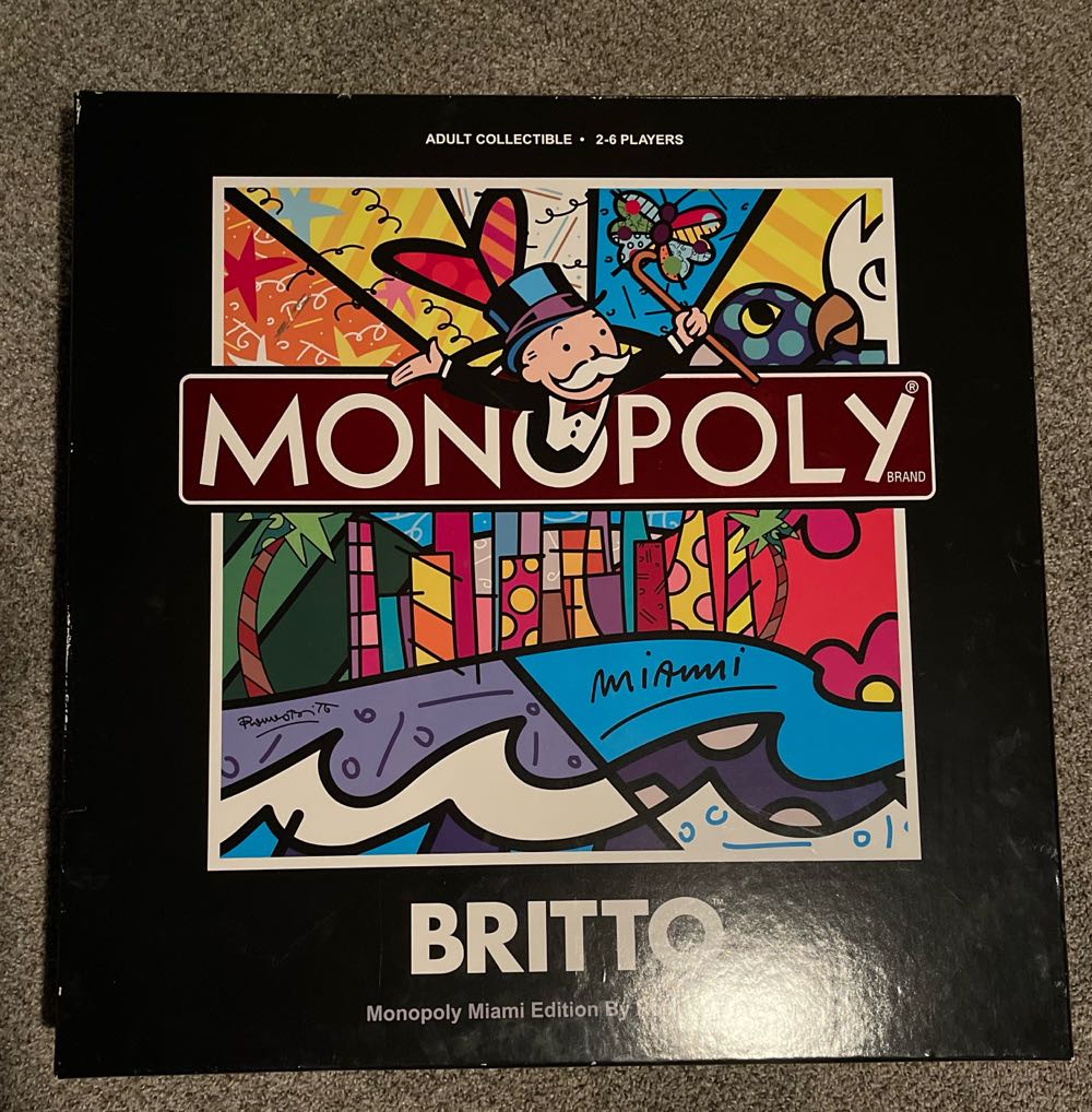 Miami Edition By Romero Britto  (2-6 Players) board game collectible - Main Image 2