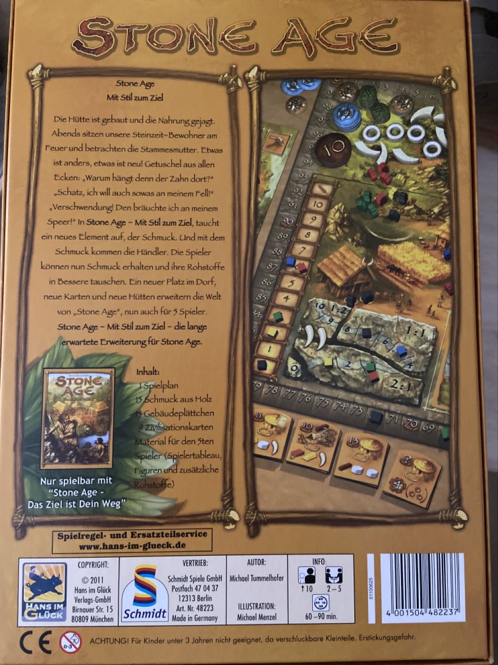 Stone Age Mit Stil Zum Ziel  board game collectible [Barcode 4001504482237] - Main Image 2