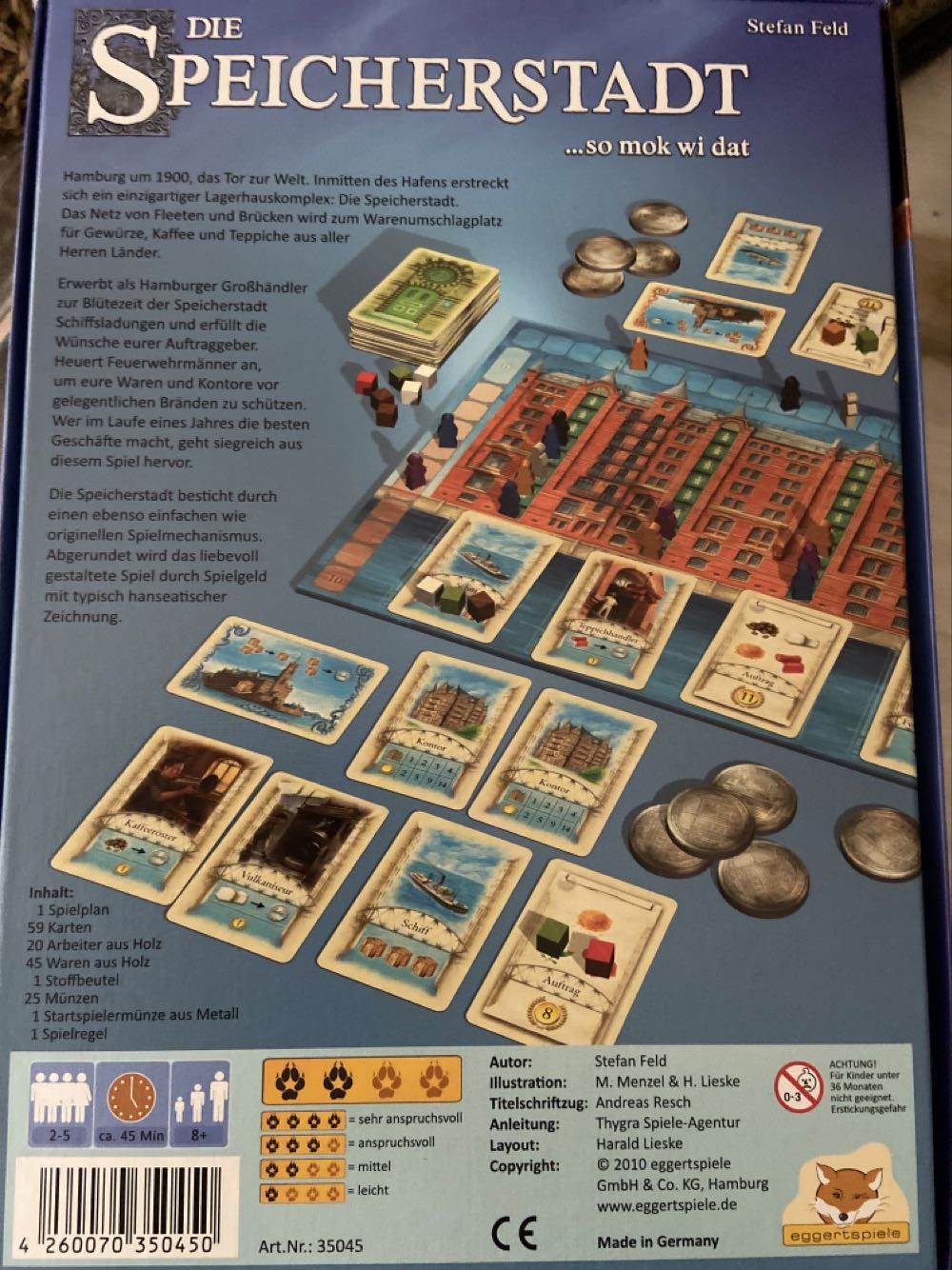 Eggertspiele 35045 Speicherstadt  board game collectible [Barcode 4260070350450] - Main Image 2