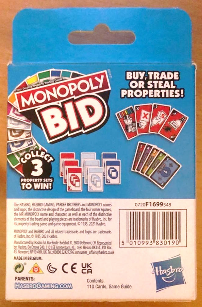 Bid  board game collectible [Barcode 195166106212] - Main Image 2