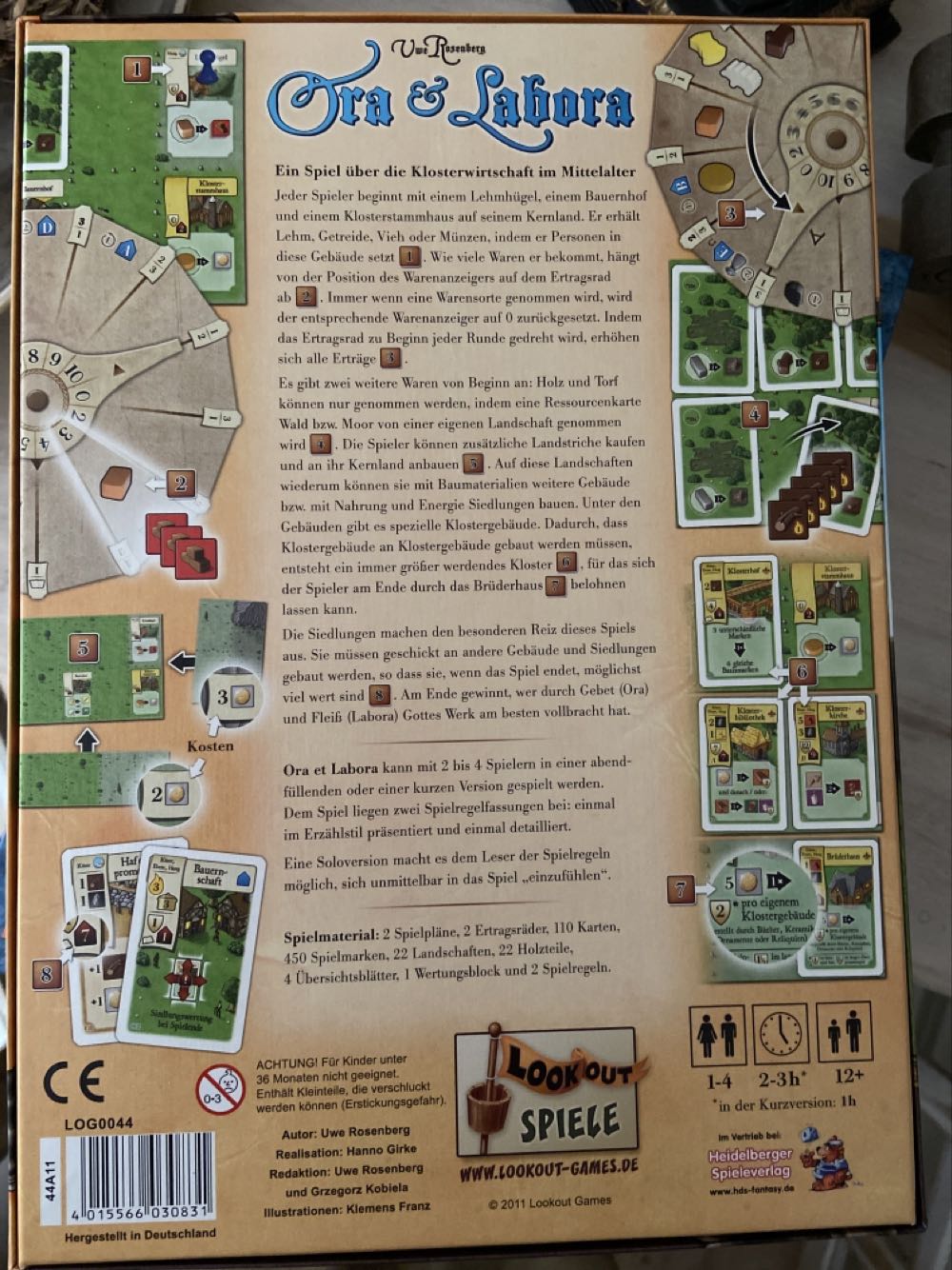 Ora & Labora  board game collectible [Barcode 4015566030831] - Main Image 2