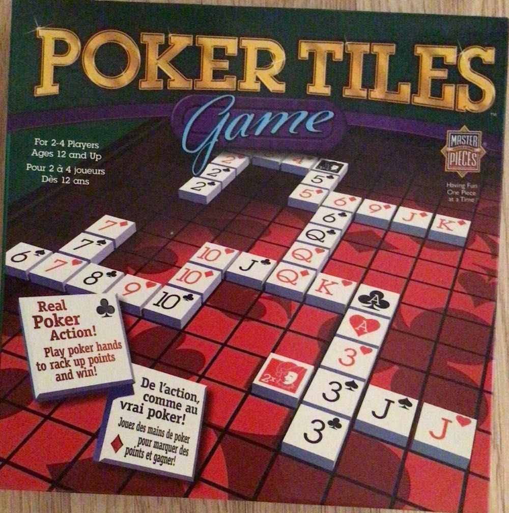 Poker Tiles Game Complete Ex.condition  board game collectible [Barcode 705988426025] - Main Image 2