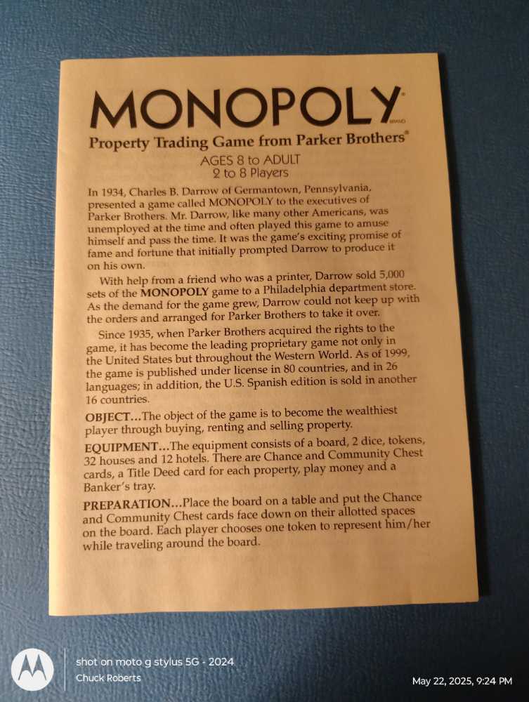 Monopoly: Speed Die  (2-8) board game collectible [Barcode 073000000097] - Main Image 3