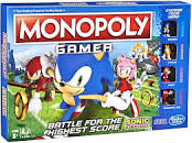 Monopoly Gamer Sonic The Hedgehog Edition  board game collectible [Barcode 630509892242] - Main Image 1