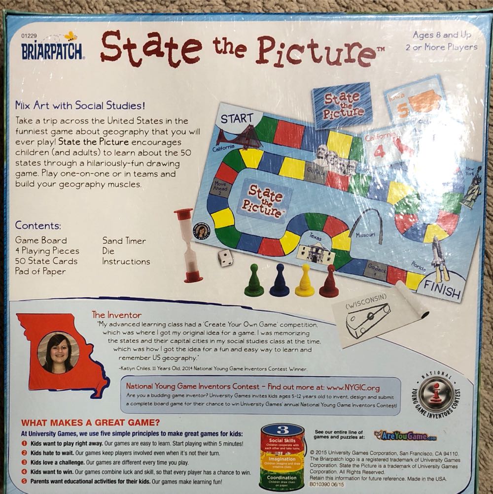 State The Picture  board game collectible [Barcode 794764012293] - Main Image 2