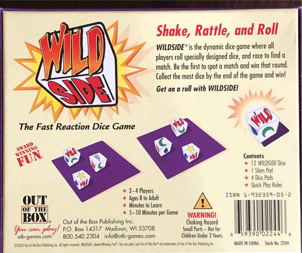 Wildside  board game collectible [Barcode 659390022446] - Main Image 2