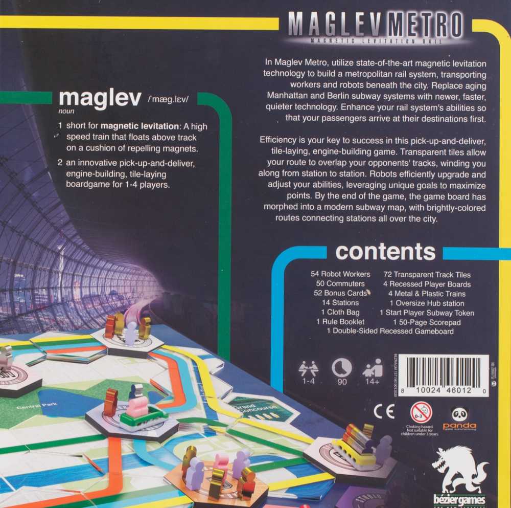 Maglev Metro  (1-4) board game collectible - Main Image 2