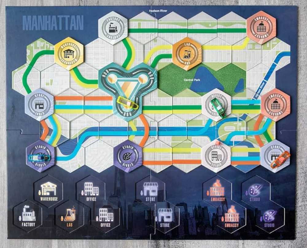 Maglev Metro  (1-4) board game collectible - Main Image 3