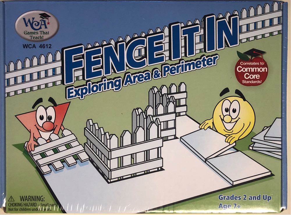 Fence It In Exploring Area & Perimeter  board game collectible [Barcode 9781933745558] - Main Image 2