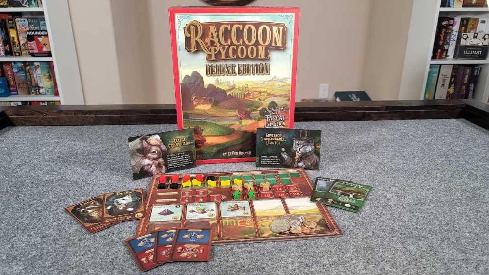Raccoon Tycoon: Deluxe Edition  (2-6) board game collectible [Barcode 852068008104] - Main Image 3