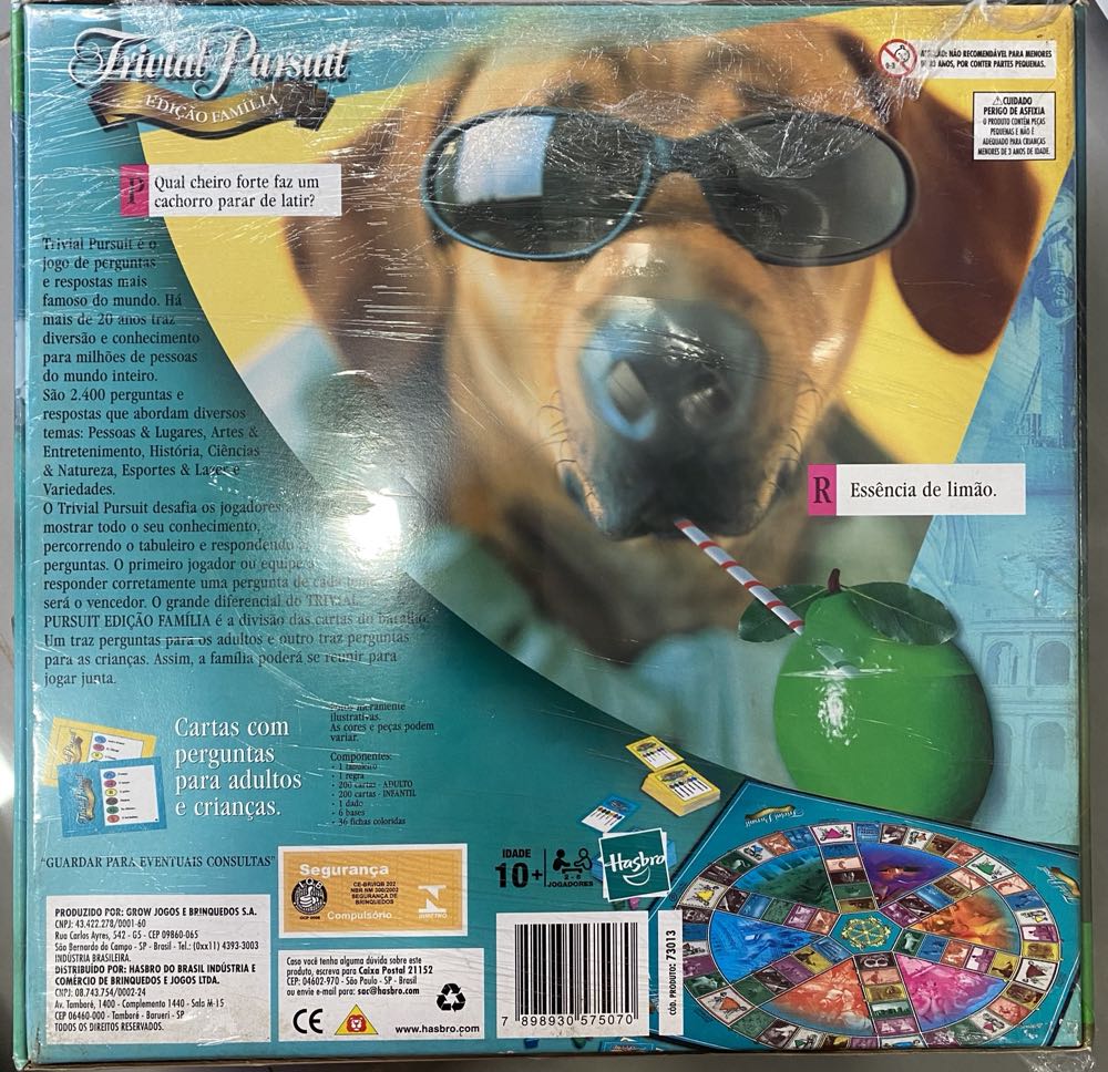 Trivia Pursuit- Edição Familia  board game collectible [Barcode 7898930575070] - Main Image 2