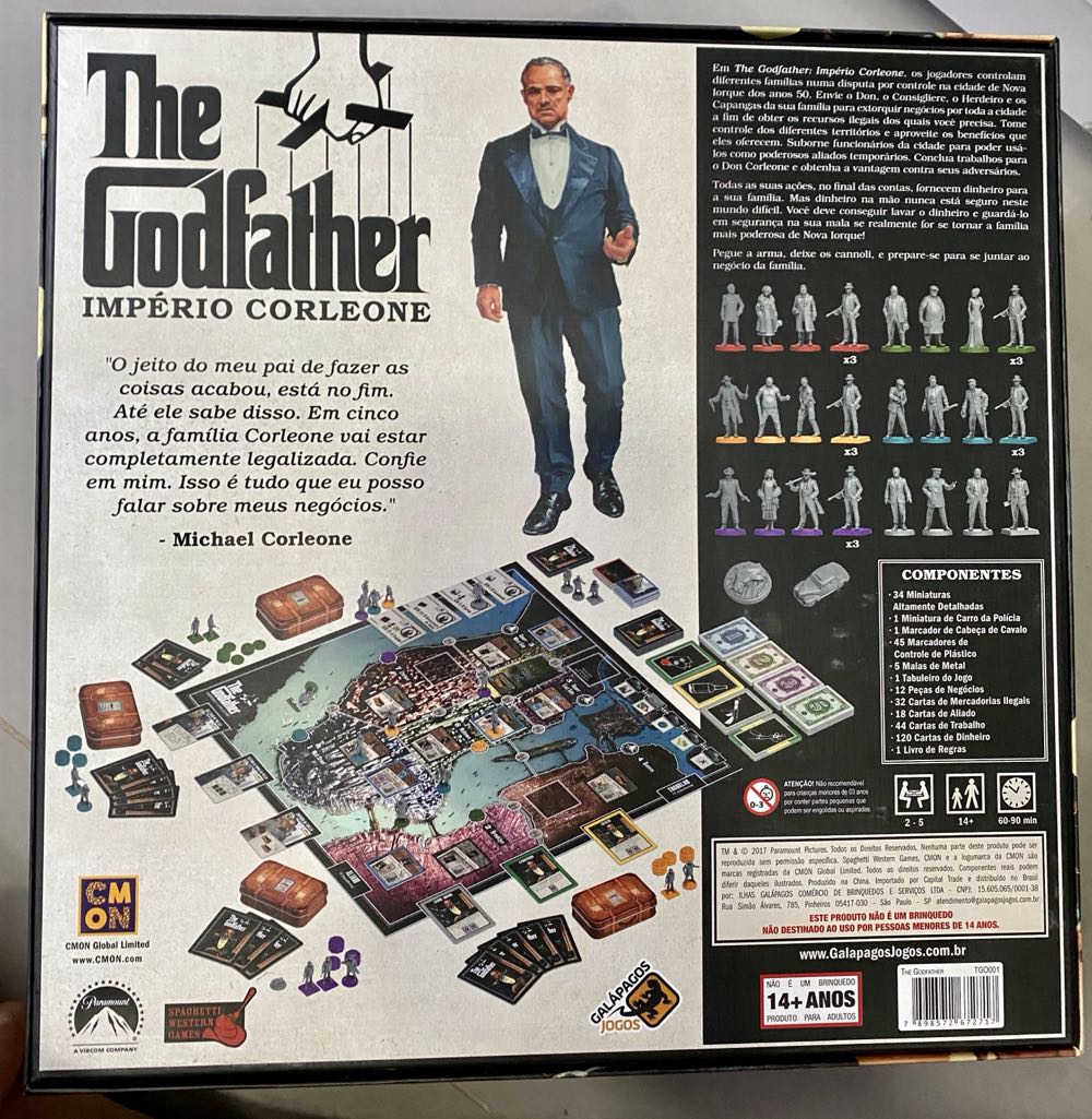 The Godfather  board game collectible [Barcode 7898572672717] - Main Image 2