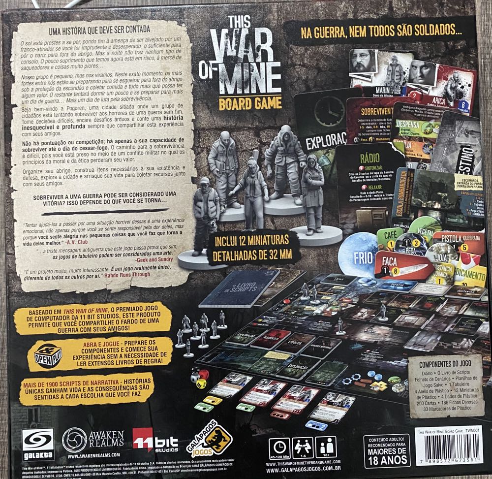 This War Of Mine  board game collectible [Barcode 7898572673561] - Main Image 2