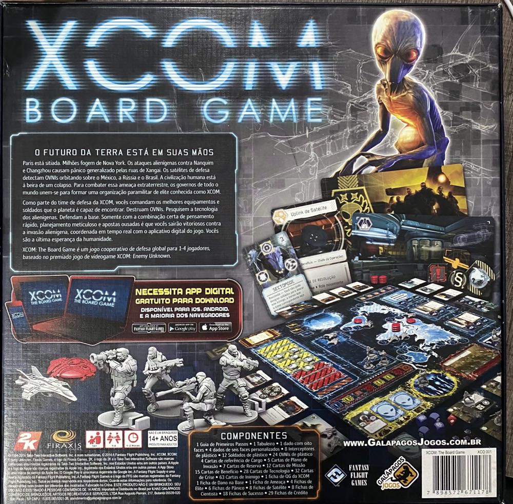 Xcom Galapagos Jogos  board game collectible [Barcode 7898572671178] - Main Image 2