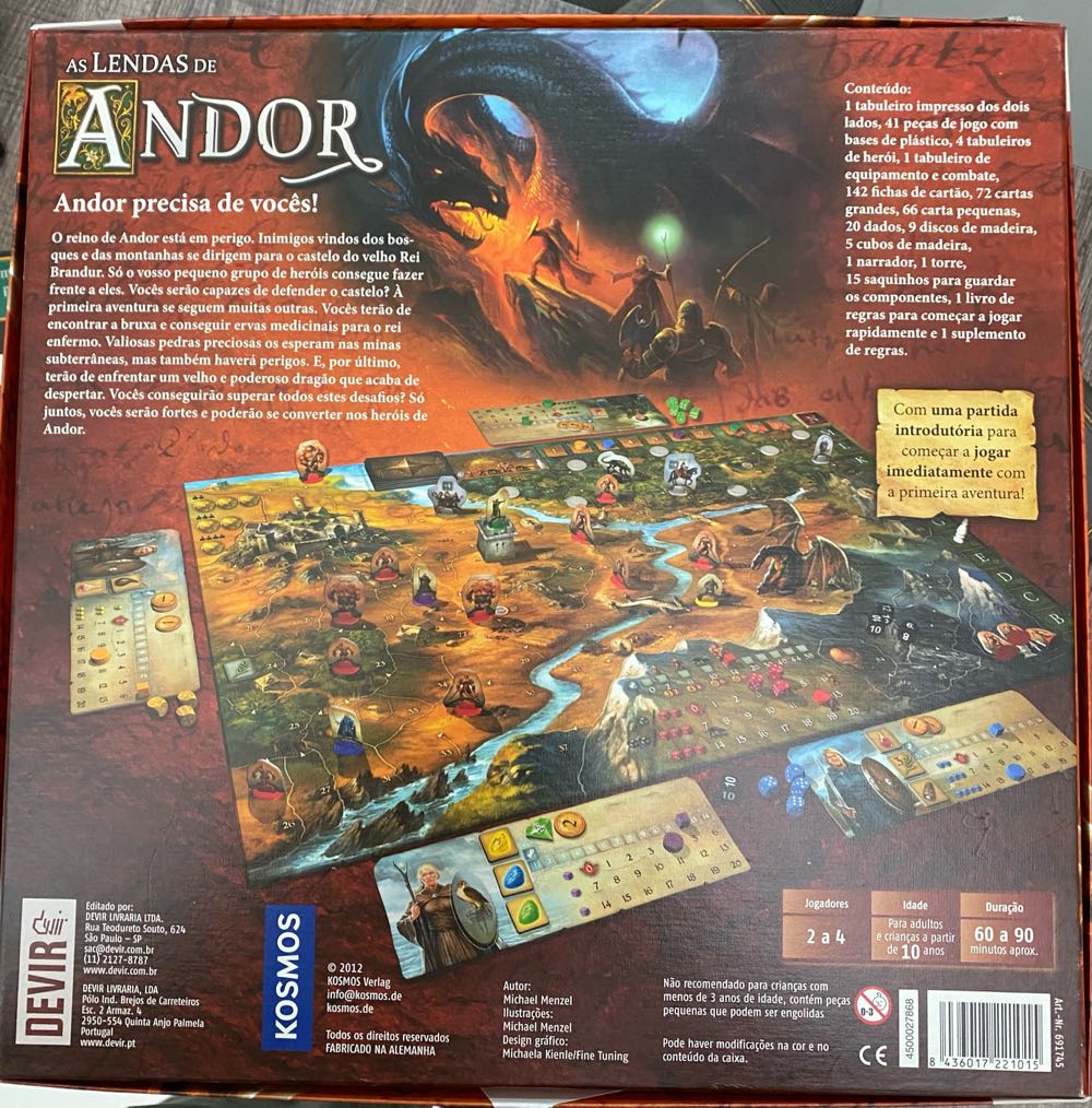 Comprar Las Leyendas De Andor Juegos  board game collectible [Barcode 8436017221015] - Main Image 2
