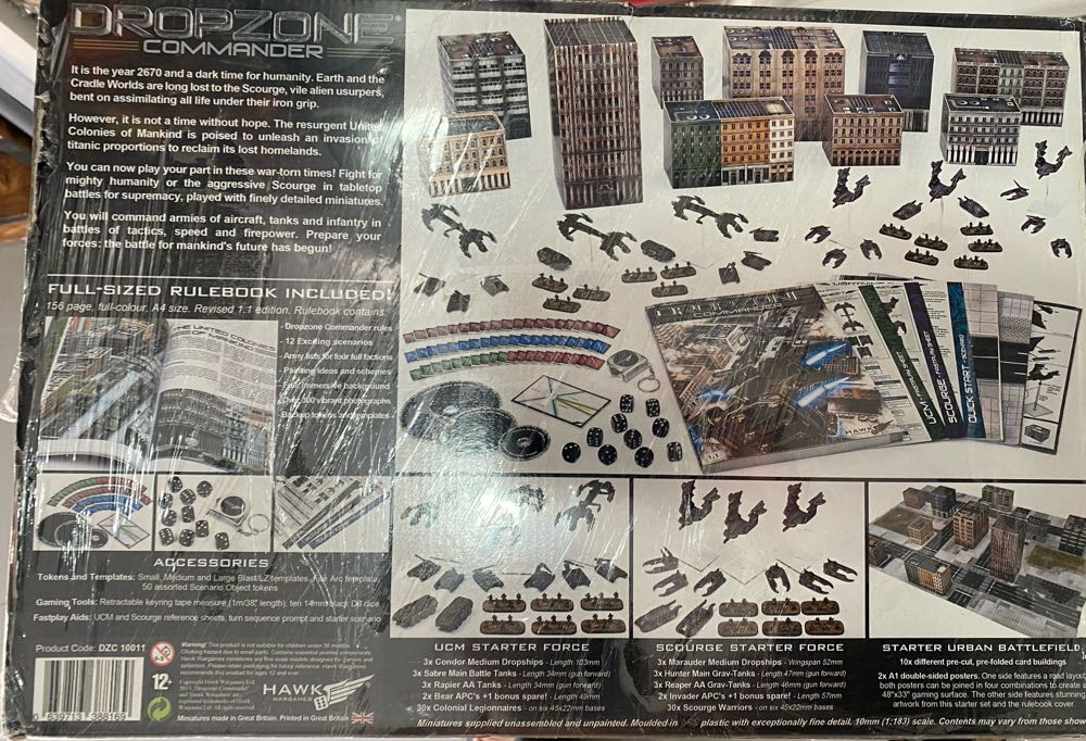Hawk Wargames Dropzone Commander 2 Player Starter Set Dzc 10011 Oop  board game collectible [Barcode 639713388169] - Main Image 2