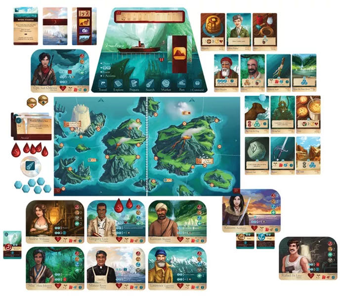Sleeping Gods  (1-4) board game collectible - Main Image 2