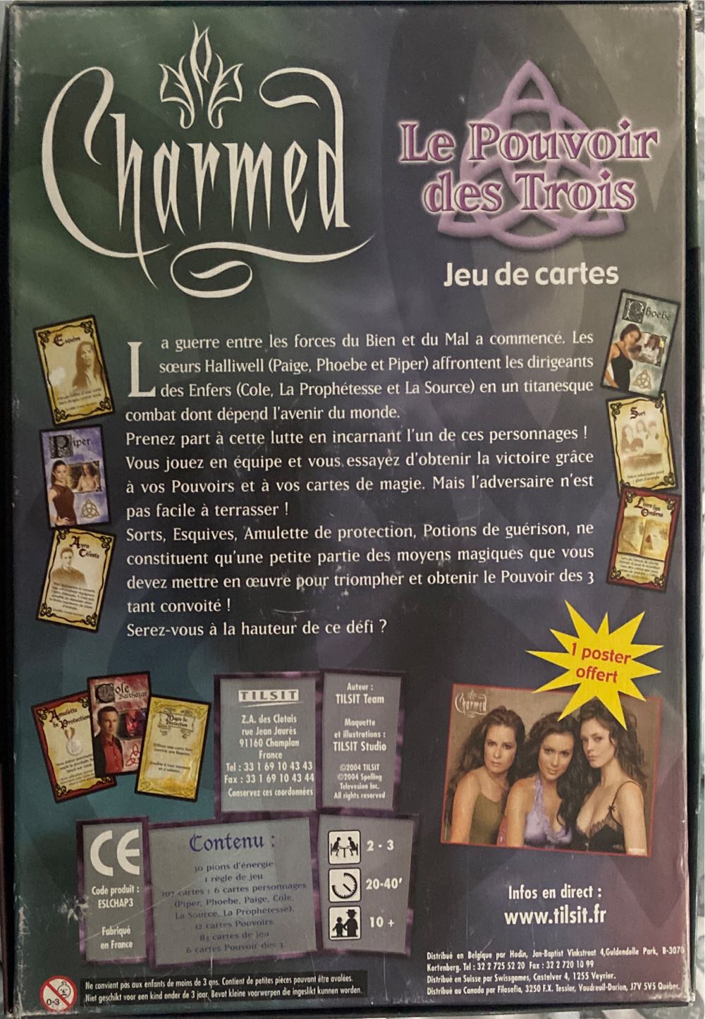 Charmed Le Pouvoir Des Trois  (3-6) board game collectible [Barcode 3760017145404] - Main Image 3