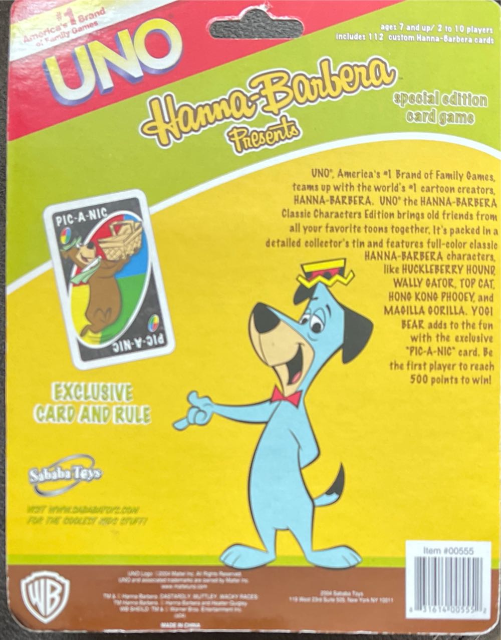 Hanna Barbera Uno  board game collectible - Main Image 2
