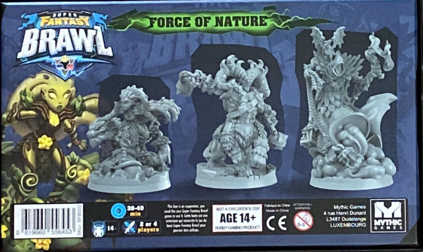 Super Fantasy Brawl: Force of Nature  (2 or 4) board game collectible [Barcode 619660556453] - Main Image 2