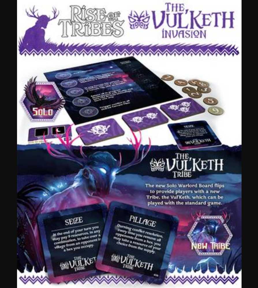 Rise Of Tribes: The Vul’Keth Invasion  (1-4) board game collectible - Main Image 2