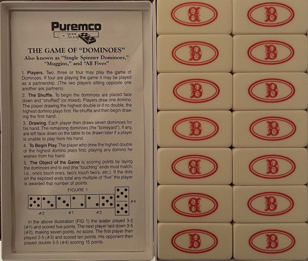 Puremco - Domino Set - Tournament Size  board game collectible - Main Image 2