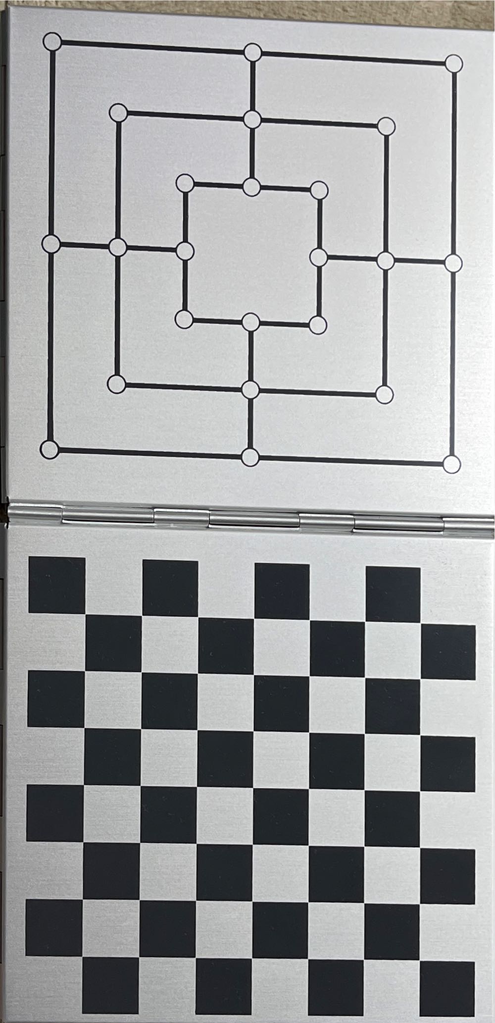 Magnetic Chess, Checkers, Tic Tac Toe, & Peg Game  board game collectible - Main Image 1